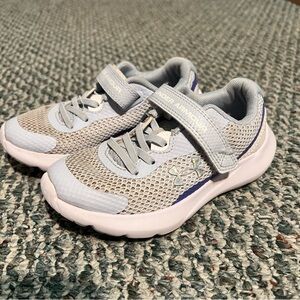 Under Armour Gray and Blue Sneakers